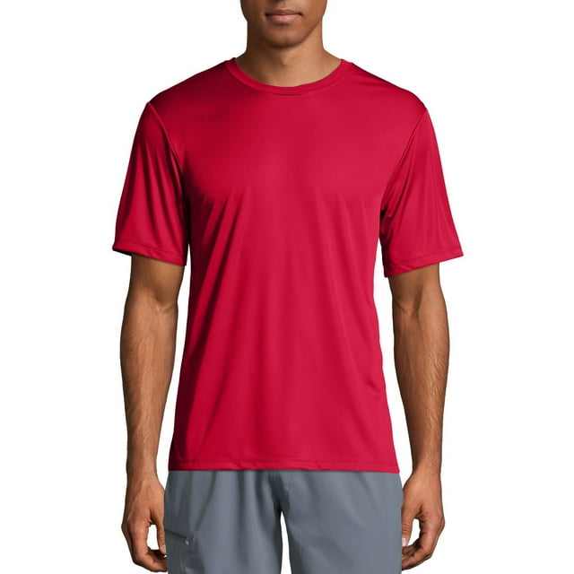Hanes hanes cool dri tagless men's t-shirt (4820) Deep Red, 2XL ...