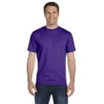 thumbnail image 1 of Hanes mens 5.2 oz. ComfortSoft Cotton T-Shirt5280-PURPLE-3XL-5PK Pack of 5, 1 of 1