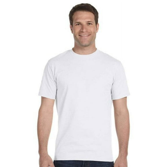 Hanes mens 6.1 oz. Beefy-T Tall518T-LIGHT STEEL/WHITE-LT-2PK Pack of 1