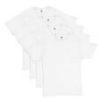 thumbnail image 1 of Hanes mens Essentials Short Sleeve T-shirt Value Pack 4-pack athletic t shirts, White, X-Large US, 1 of 1