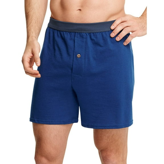 Hanes mens TAGLESS ComfortSoft Knit Boxers with ComfortSoft Waistband 5-PackMKCBX5-Assorted-M-2PK