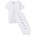 thumbnail image 1 of Hanes mens TAGLESS ComfortSoft V-Neck Undershirt 7-Pack (777VG7) (XX-Large, White), 1 of 4