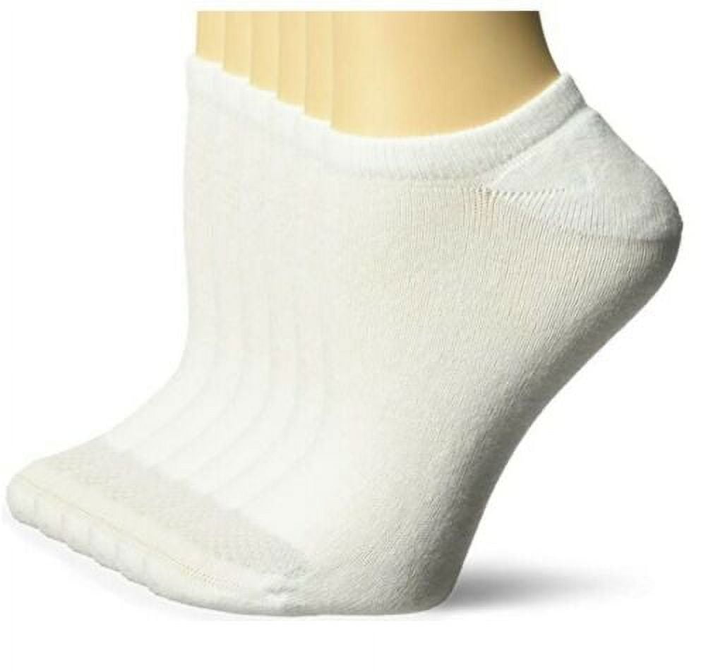 Hanes womens Cool Comfort Breathable No Show Socks, 6pair Pack+ 1 FREE
