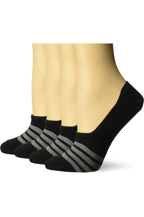 womens Ultimate Lightweight Invisible Liner With Vent Sock 4-pack