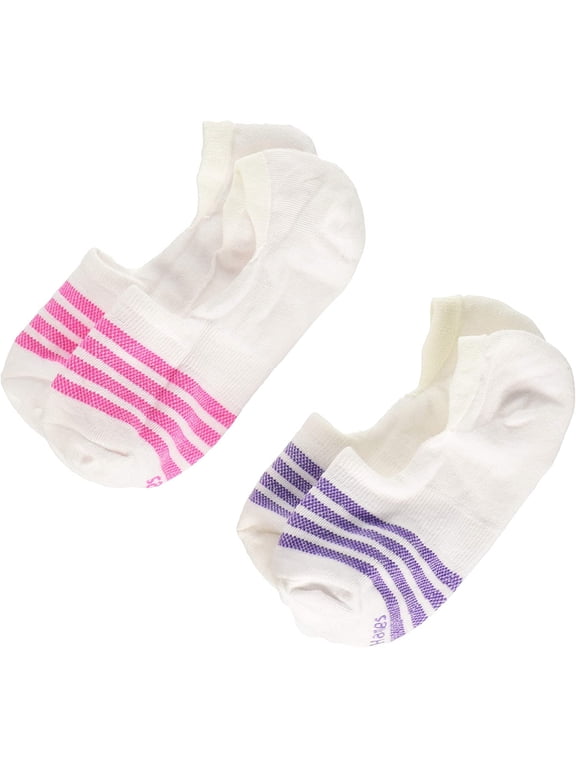 Women's Ultimate Lightweight Invisible Liner with Vent Sock 4-Pack, white assorted, Shoe Size: 5-9