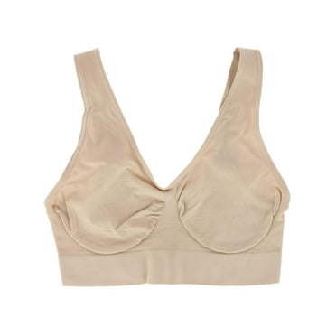 HanesBralette Comfort Flex Fit Women's Wireless Bra Seamless Wide Strap MHG196
