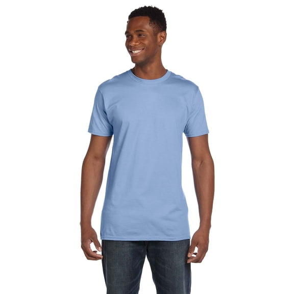 HanesYoung Men's Solid Short Sleeve Nano Tee