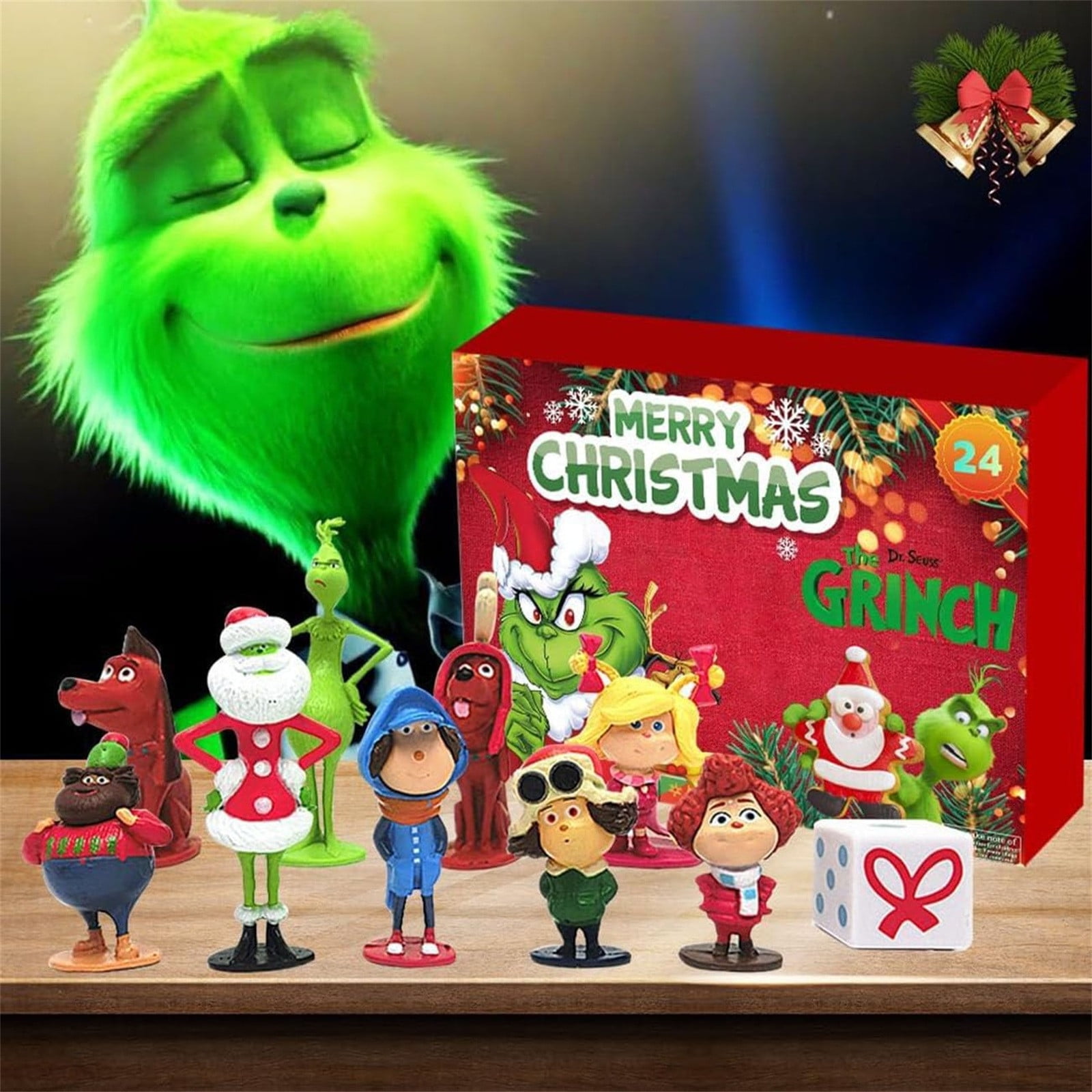 Clearance Grinch!,Grinch Ornaments,2023 Christmas Advent