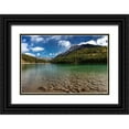 thumbnail image 1 of Haney, Chuck 24x17 Black Ornate Wood Framed with Double Matting Museum Art Print Titled - Two Jack Lake in Banff National Park-Canada, 1 of 4