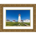 thumbnail image 1 of Haney, Chuck 24x17 Gold Ornate Wood Framed with Double Matting Museum Art Print Titled - Lighthouse at Machias Seal Island-Maine-USA, 1 of 4