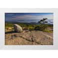 thumbnail image 1 of Haney, Chuck 24x17 White Modern Wood Framed Museum Art Print Titled - View from Cadillac Mountain looking down onto Frenchman Bay in Acadia National Park-Maine-USA, 1 of 4