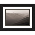 thumbnail image 1 of Haney, Chuck 32x23 Black Ornate Wood Framed with Double Matting Museum Art Print Titled - Wildfire smoke and clouds mixing-Upper Whitefish Valley Stillwater State Forest near Whitefish, 1 of 4