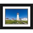 thumbnail image 1 of Haney, Chuck 32x23 Black Ornate Wood Framed with Double Matting Museum Art Print Titled - Lighthouse at Machias Seal Island-Maine-USA, 1 of 4