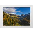 thumbnail image 1 of Haney, Chuck 32x23 White Modern Wood Framed Museum Art Print Titled - Looking down the McDonald Valley in autumn-Glacier National Park-Montana-USA, 1 of 4