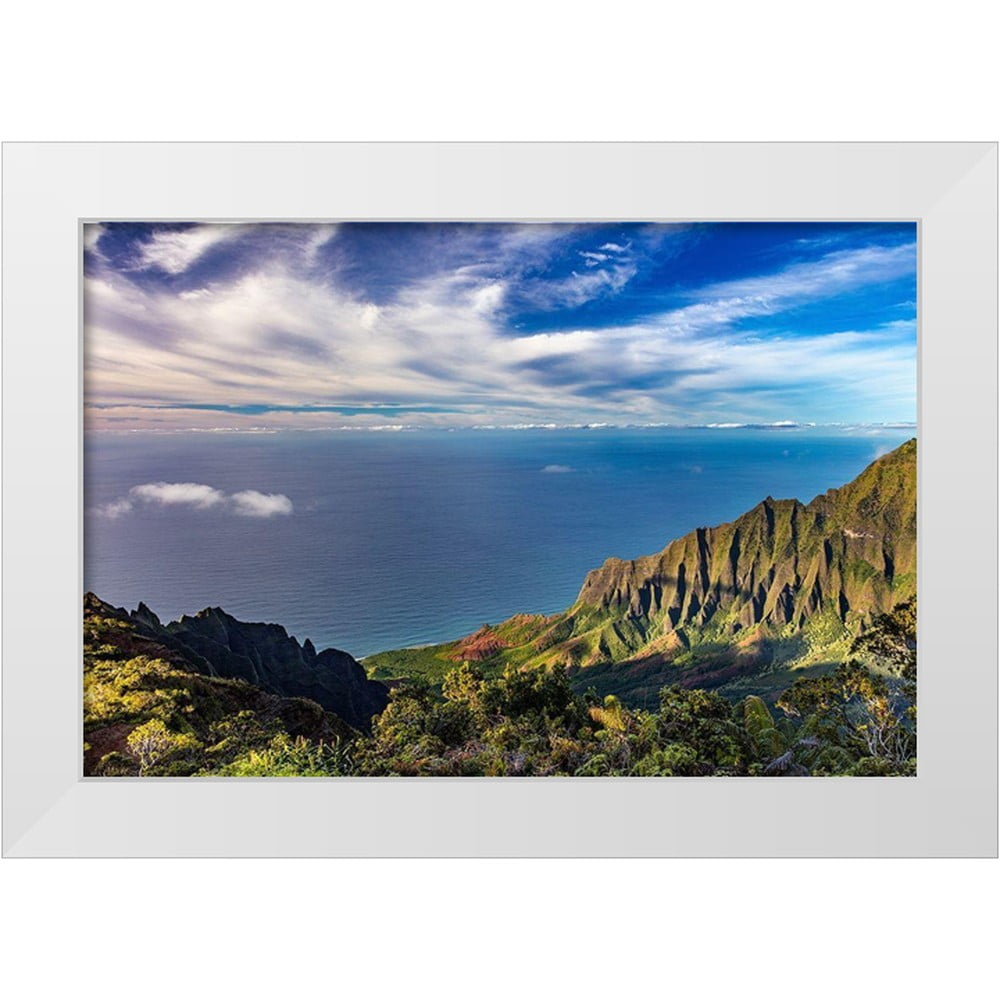 Haney, Chuck 32x23 White Modern Wood Framed Museum Art Print Titled