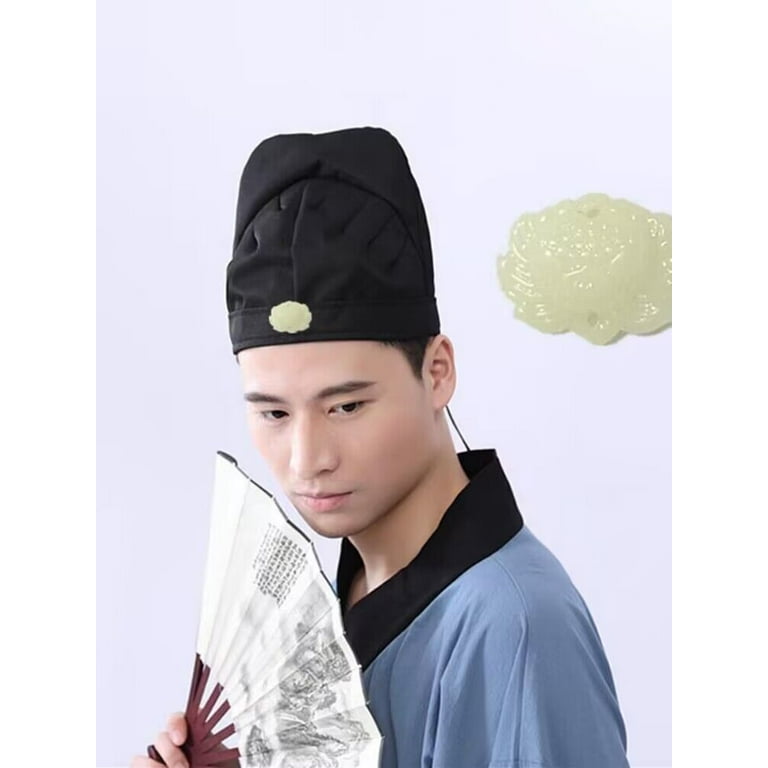 Hanfu Hat Cap Adult Boys Chinese Traditional Ancient Scholar Teacher Black Hat Headdress Children s Vintage Cosplay Hat For Kids Walmart