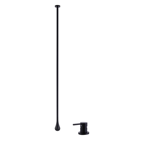 Hang Ceiling Mounted Bathroom Faucet, Ceiling Basin Faucet with Water Drop Design Taps Mixer
