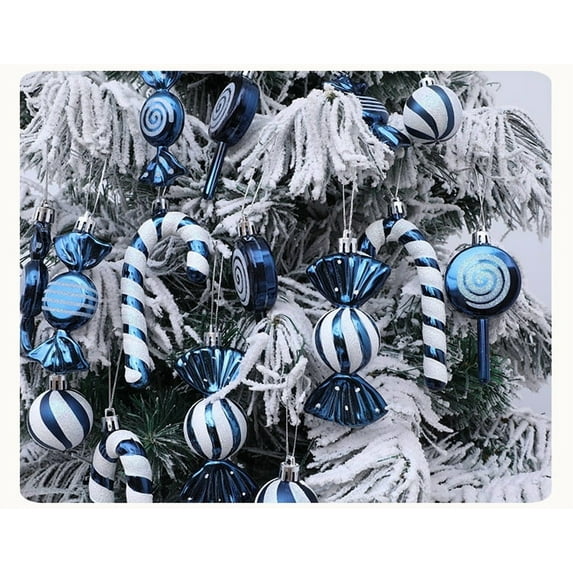 Hang Christmas Ball - 18 Pieces of Christmas Ball Christmas Pendant Gift Box Set Christmas Tree Accessories Decoration Christmas Decorations