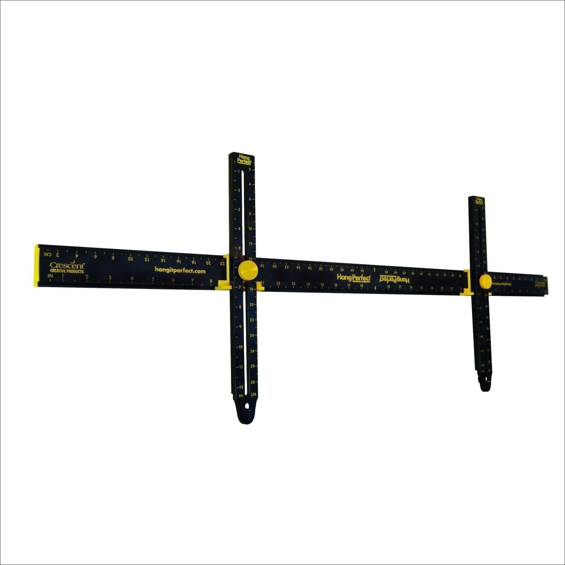 Hang It Perfect Picture Hanging Tool, Mirror Hanging Hardware, Black, 36", Picture and Mirror Hanging Tool