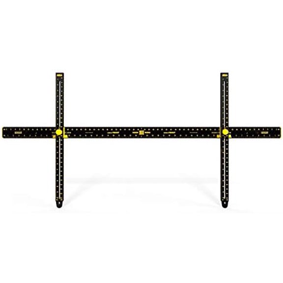 Hang It Perfect Pro Picture Frame Wall Hanging Tool with Level, 48 inch, Black