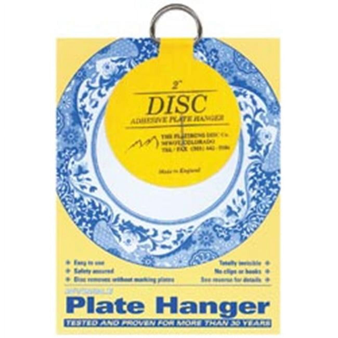Invisible Plate Hanger 2"For Plates Up To 6" Diameter, Pk 3, Hang It