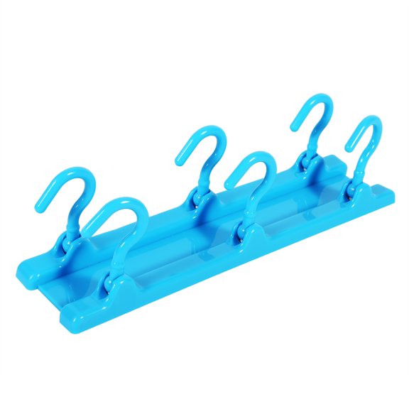 Hang Kitchen & Wardrobe Essentials, Space-Saving Organizer for Cupboards Blue Ceiling Storage Rack