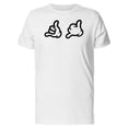 thumbnail image 1 of Hang Loose Cartoon Gloves Tee Men's -Image by Shutterstock, 1 of 2
