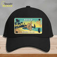 thumbnail image 1 of Hang Loose Hawaii Pineapple Novelty License Plate Hat Cotton Black, 1 of 1