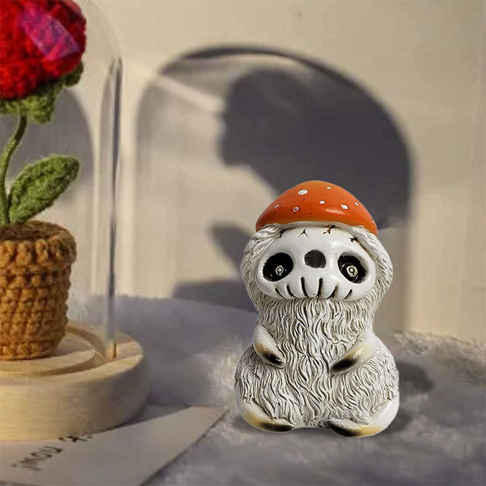 Hang Loose Ornament Cartoon Head Crafts Ornaments Home Desktop Garden