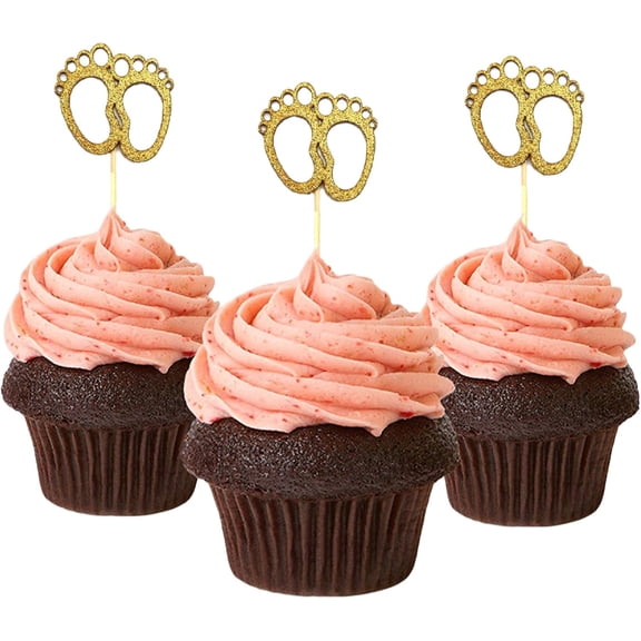 Hang Ten Feet Cupcake Topper 12 Pack Cupcake Topper Decoration Cake