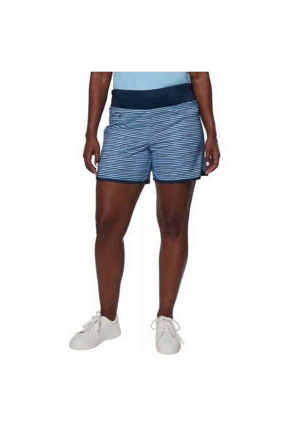 Ladies' UPF 50+ Quick Dry Hybrid Shorts, Navy Medium