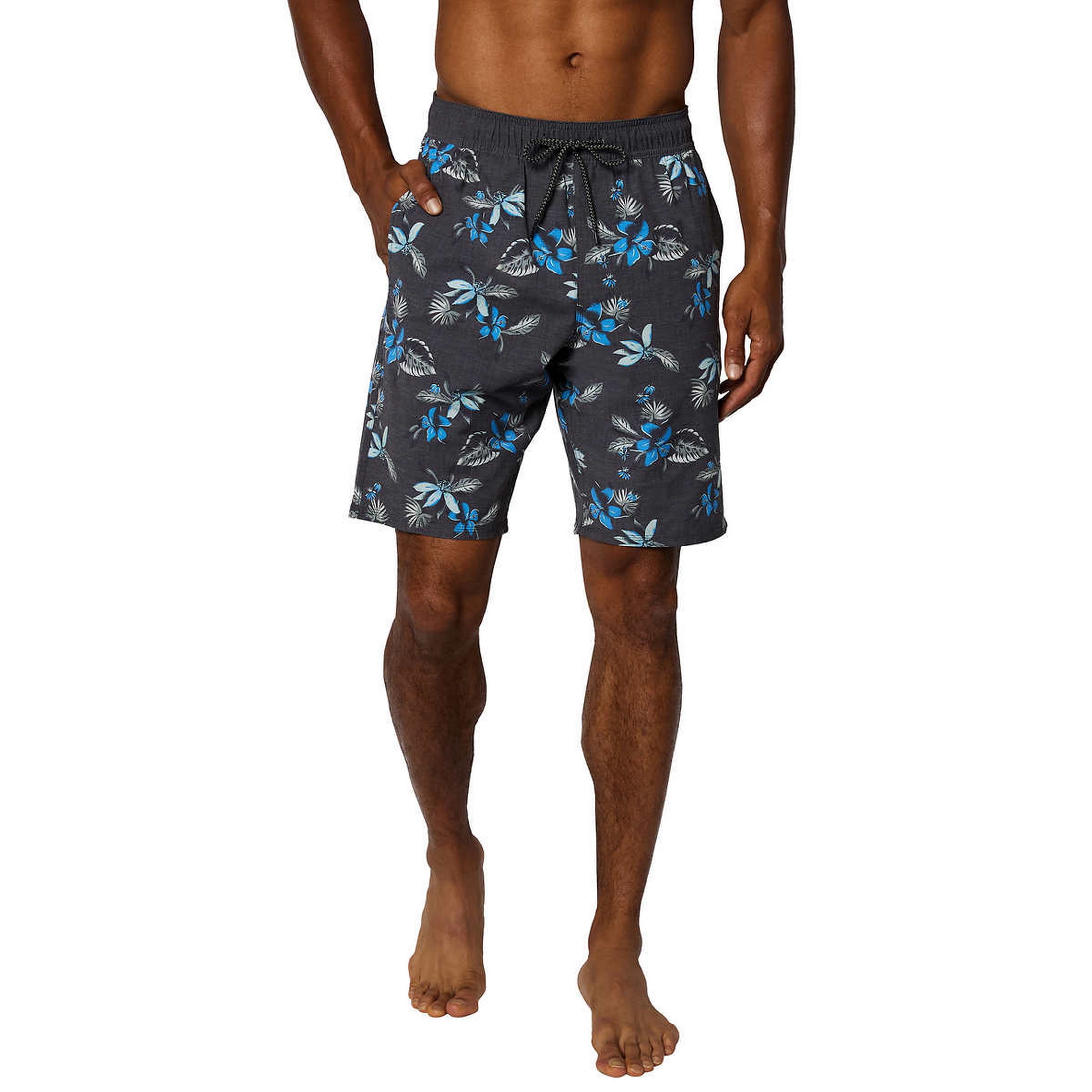 Hang Ten Male Swimwear Gray XL Size Men's Swim Short, Swimming Trunks for Men