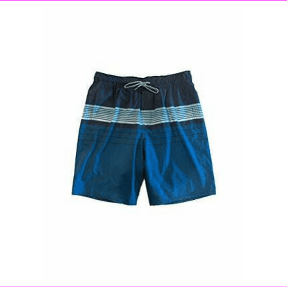 Hang Ten Men's Elastic Boardshort (Blue Sapphire, large)