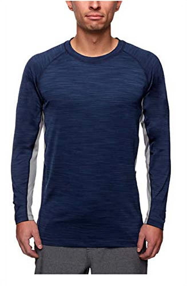 Cuelga Ten Hombre de Manga Larga Sun Tee en Vestido Dominican