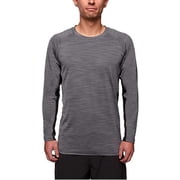 Hang Ten Mens Long Sleeve Sun Tee Smoked Pearl, Medium