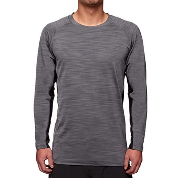 Hang Ten Men's UV Protection UPF+ 50 Long Sleeve Tee, SMOKED PEARL, M New with box/tags