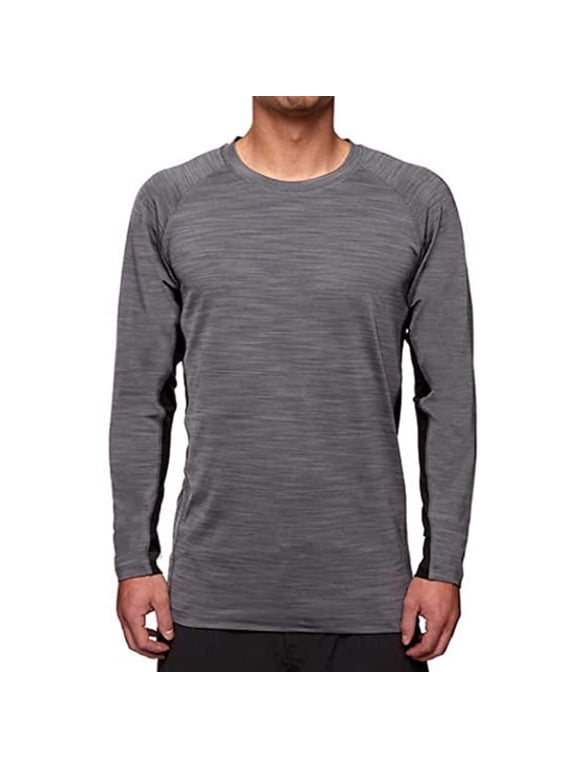 Men's UV Protection UPF+ 50 Long Sleeve Tee, SMOKED PEARL, M New with box/tags