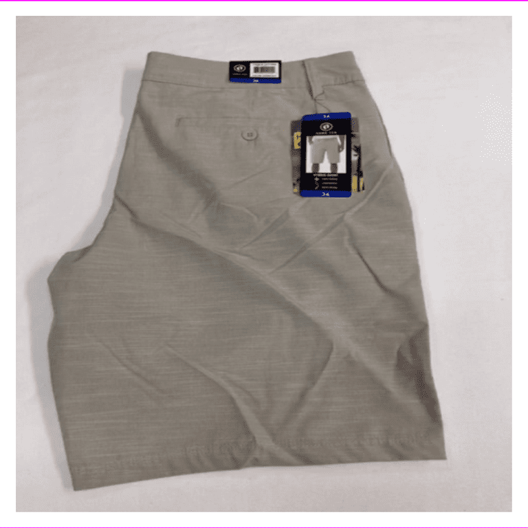 Hang Ten Men's two pocket Front Hybrid Short 36/Overcast