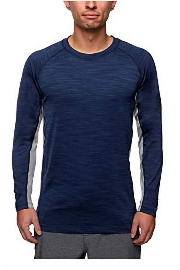 Mens UPF 50+ Sun Tee Dress Blues Large