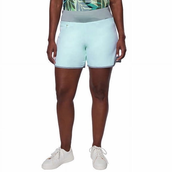 Hang Ten Women's Lined Hybrid Shorts UPF 50+ Size: S, Color: Mint