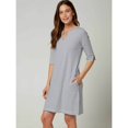 thumbnail image 1 of Hang Ten Women's Seabird Midi Dress Size: M, Color: Mood Indigo, 1 of 1