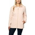 thumbnail image 1 of Hang Ten Women's UPF 50+ Water Repellant Hybrid Jacket (Medium, Pink), 1 of 2