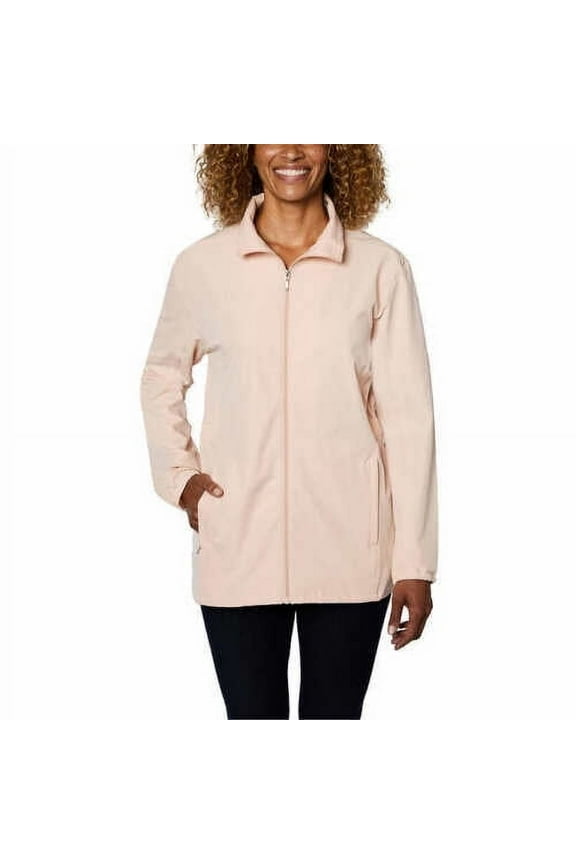 Women's UPF 50+ Water Repellant Hybrid Jacket, Pink XL