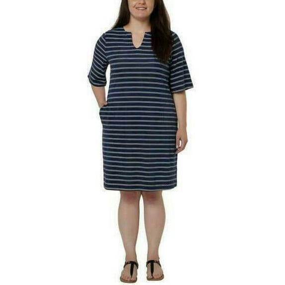 Hang Ten Ladies' UPF 50+ Sun Dress, Navy XXL