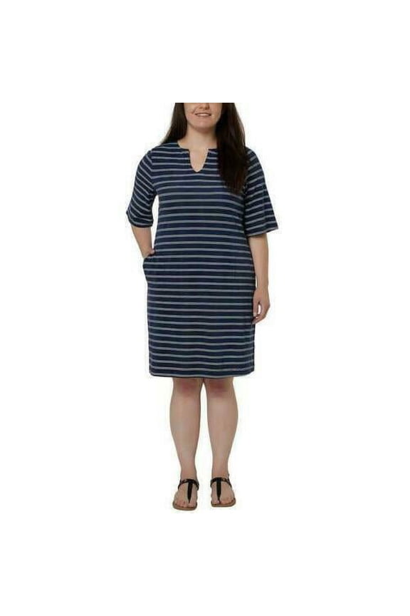 Ladies' UPF 50+ Sun Dress, Navy XXL