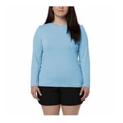 Hang Ten Womens Sun Tee,Blue,XX-Large