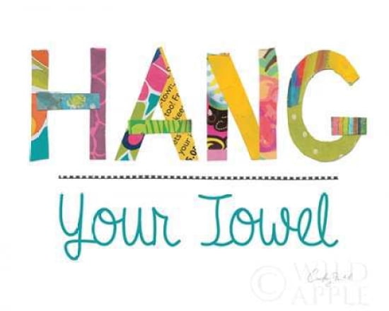 Hang Your Towel Canvas Art - Courtney Prahl (24 x 30)