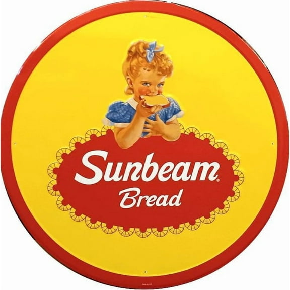 HangTime Sunbeam Bread Nostalgic 24 inch Garage Sign