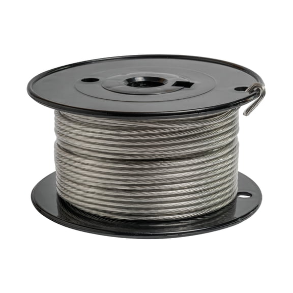 HangZ 70040 43lb #5 Gallery Wire Stainless Steel Plastic coated 500ft