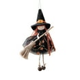 thumbnail image 1 of Hangable Witch Doll Ornament Halloween Small Witch Figurine With Skirt Hanging Decoration For Room Door Window Home Party, 1 of 7